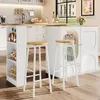 MODFU 2er-Set Barhocker,Esszimmerstuhl mit verstellbaren Produktbild-Vorschau 3