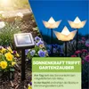 3er LED Solar Gartenstecker 'Papierboot' Produktbild-Vorschau 2