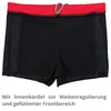 Aquarti Herren Badehose Kurz mit Kontrastpaspel, Farbe: 010 Produktbild-Vorschau 5