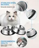 Katzenschüssel Set, 4-teilige, rutschfeste Katzenschüssel, Produktbild-Vorschau 5