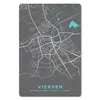 MuchoWow® Mauspad Mousepad Stadtplan - Deutschland - Blau - Produktbild-Vorschau 1