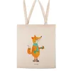 Mr. & Mrs. Panda Tote Bag Fuchs Keks - Weiß - Geschenk, Produktbild-Vorschau 3