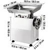 VEVOR tritacarne professionale elettrico 2200W tritacarne Anteprima dell’immagine prodotto 8