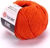 A ball of orange yarn with a label. Náhled obrázku produktu