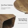 Kulatý jídelní stůl Tribesigns 80 cm, pro 2-4 osoby, malý Náhled obrázku produktu 5