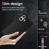 A hand holding a black smartphone case, with marketing text and feature callouts on the right side. Anteprima dell’immagine prodotto