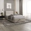 Čalouněná postel 120x200 DELILAH 3 - béžová Náhled obrázku produktu 1