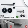 Edelstahl 3-armige Handtuchhalter Bad Schwenkbar 3-armige Produktbild-Vorschau 7
