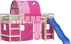 CLORIS Vorhänge für Hochbett mit Tunnel Rosa Polyester, Produktbild-Vorschau 4