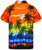 King Kameha Hawaiihemd "Beach" in Orange Herren Hawaii-Hemd Produktbild-Vorschau 7