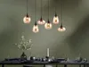 6-lichts hanglamp Lumina met amber glas Productafbeelding-voorbeeld 5