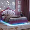 Letto per bambini INONEFT, imbottito, 140x200 cm, letto per Anteprima dell’immagine prodotto 5