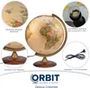 Interkart Globus Antik-Leuchtglobus 30 cm mit Holzfuß und Produktbild-Vorschau 3