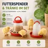 Futterautomat + Tränke Set Futterspender Hühnerstränke Produktbild-Vorschau 2