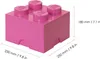 LEGO Brick Stapelbarer quadratischer Behlter mit 4 Noppen - Produktbild-Vorschau 4