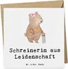Mr. & Mrs. Panda Grußkarte Schreinerin Leidenschaft - Weiß Produktbild-Vorschau 1