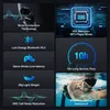 Collage of product features and a person swimming. Produktbild-Vorschau