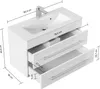 Badmöbel Waschplatz "Portus 800 SlimLine" 80 cm Eiche Gold Produktbild-Vorschau 7