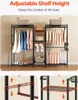Kleiderständer, strapazierfähiger Kleiderschrank, 7 Produktbild-Vorschau 8