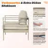 MeXo Gartenlounge-Set Terrassenmöbel Set 6-7 Personen Produktbild-Vorschau 6