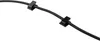 Two black cable clips attached to a black cable against a white background. Náhľad obrázku produktu