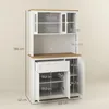 HOMCOM Küchenschrank, Küchenbuffet, Mehrzweckschrank mit 2 Produktbild-Vorschau 3
