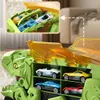 VEĽKÁ AUTOSETA dinosaurus V KUFROVÝCH AUTÍČKACH šmykľavka + Náhľad obrázku produktu 7