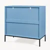 Comodino "Colwyn" a 3 cassetti 78 x 80 x 40 cm Blu Anteprima dell’immagine prodotto 9