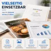 100 feuilles de laminage, format DIN A4 – Pochette de Voir les images du produit 5