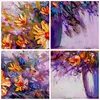 Wanduhr - Rund - Glasuhr - Blumen Vase - 30x30cm - Produktbild-Vorschau 8