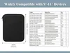 9-11 Zoll Tablet Tasche für iPad Air 11 & Galaxy Tab, Produktbild-Vorschau 2