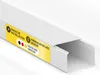 Kabelkanal aus hochwertigem PVC weiß Kabelleiste 2m - 1 Produktbild-Vorschau 1