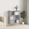 Bücherregal Betongrau 69,5x32,5x90 cm Holzwerkstoff Produktbild-Vorschau 2