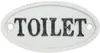 Clayre & Eef Dveřní cedule WC cedule WC ovál cca 10 x 5 cm Náhled obrázku produktu 2