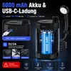 Tragbare Campingdusche 6000mAh, elektrische Duschpumpe mit Produktbild-Vorschau 2