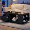 MODFU Couchtisch Schwarz Wohnzimmertisch mit Produktbild-Vorschau 3
