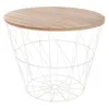 Beistelltisch "kumi" weiß d38cm  - Atmosphera créateur Produktbild-Vorschau 1
