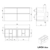 Waschtischunterschrank LAVOA 120 cm mit Doppelwaschbecken - Produktbild-Vorschau 7