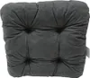 A gray tufted seat cushion is shown from the front against a white background. Anteprima dell’immagine prodotto