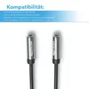 0,2m Audio Klinken Y-Adapter Kabel | Aux Y Splitter Produktbild-Vorschau 4