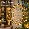 LED Kugel 20cm Schwarz - Leuchtkugel mit 100 LEDs für innen Produktbild-Vorschau 8