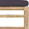 Set da giardino 4 pezzi vidaXL con cuscini grigio scuro in Anteprima dell’immagine prodotto 9