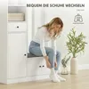 HOMCOM Garderobe Set Flurgarderobe mit Sitzbank, Produktbild-Vorschau 6