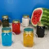 6 szklanek do napojów 420 ml z uchwytem i pokrywką Koktajle Podgląd zdjęcia produktu 3