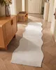 BELIANI Teppich Hellbeige Kunstfell 80 x 300 cm Wellenform Produktbild-Vorschau 2