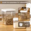Luftdichte Aufbewahrungsdose 5,5L Ein Finger Öffnung und Produktbild-Vorschau 7
