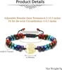 7 Chakra Armband Engel Edelstein Armbänder Natürliche Produktbild-Vorschau 6