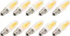 Sada 10 ks žiaroviek E12 3 W s vláknom pre lustre, teplá Náhľad obrázku produktu 6
