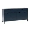 AX LIVING Berlinette 1 Buffet bleu avec tiroirs Indigo Voir les images du produit 1