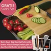 A cutting board with vegetables and a sushi set. Produktbild-Vorschau